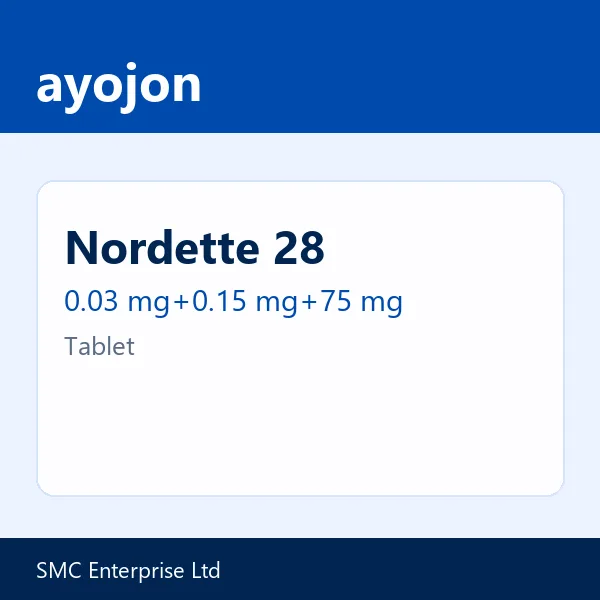 Nordette 28 0.03 mg+0.15 mg+75 mg Tablet