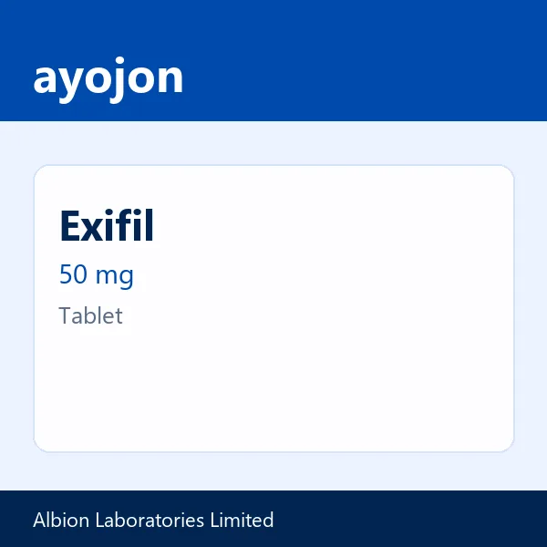 Exifil 50 mg Tablet