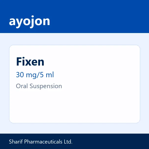 Fixen 30 mg/5 ml Oral Suspension