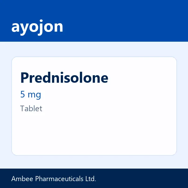Prednisolone 5 mg Tablet