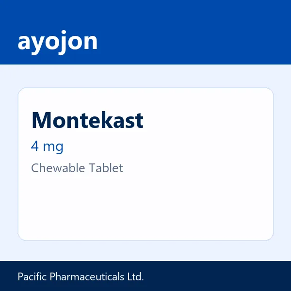 Montekast 4 mg Chewable Tablet