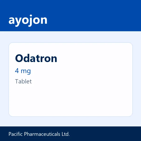 Odatron 4 mg Tablet