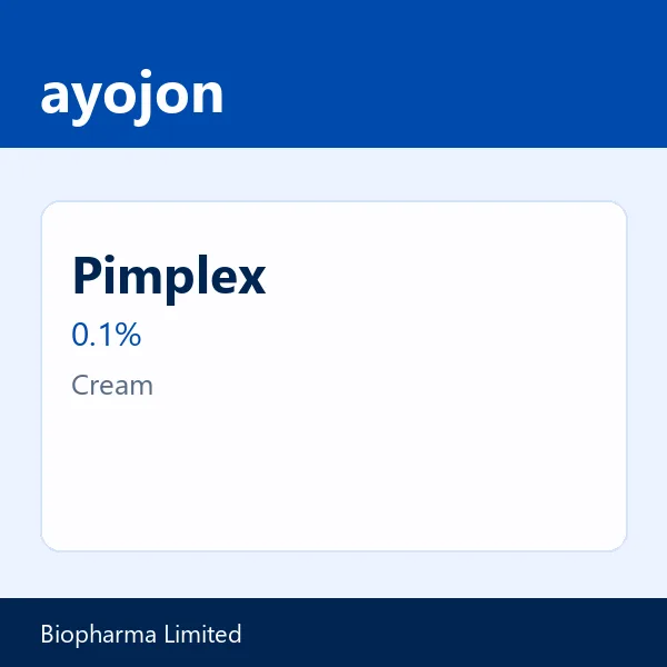 Pimplex 0.1% Cream