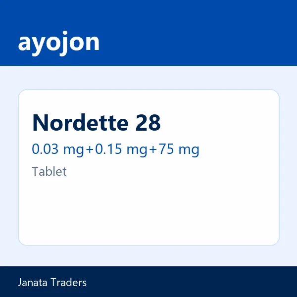Nordette 28 0.03 mg+0.15 mg+75 mg Tablet