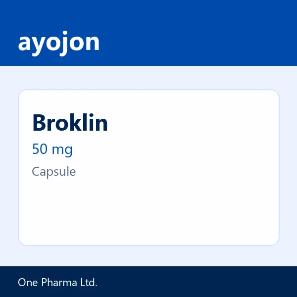 Broklin 50 mg Capsule