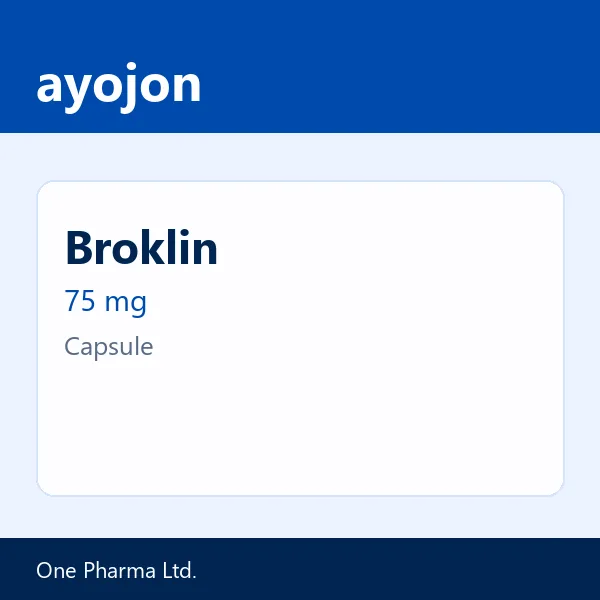 Broklin 75 mg Capsule