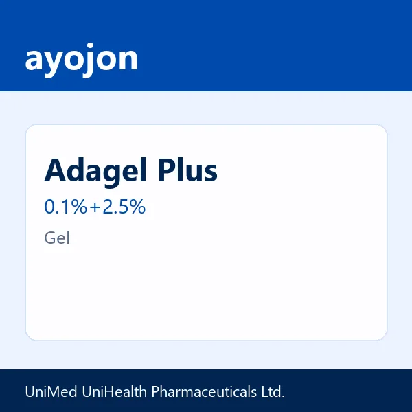 Adagel Plus 0.1%+2.5% Gel