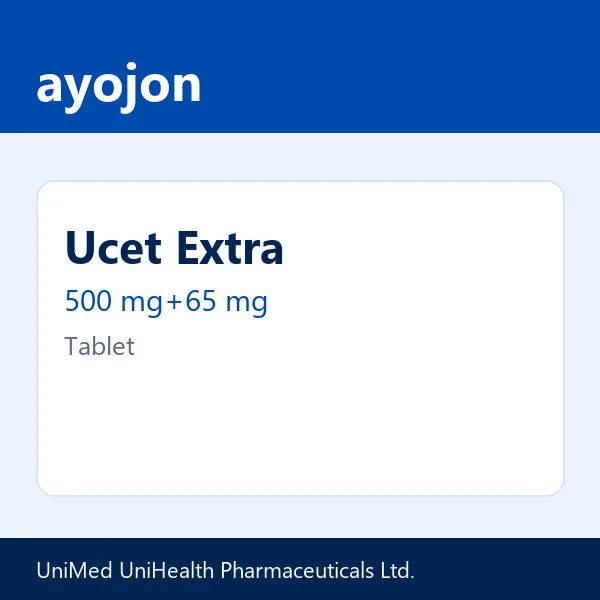 Ucet Extra 500 mg+65 mg Tablet