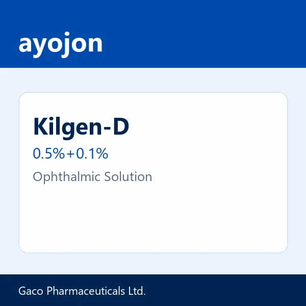Kilgen-D 0.5%+0.1% Ophthalmic Solution