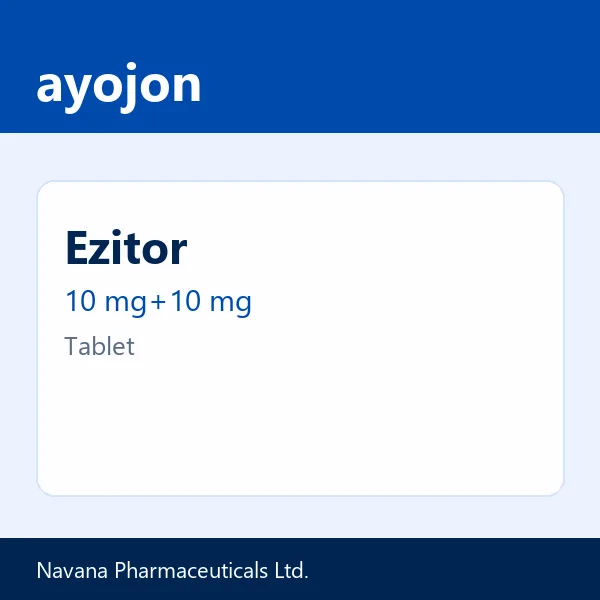 Ezitor 10 mg+10 mg Tablet