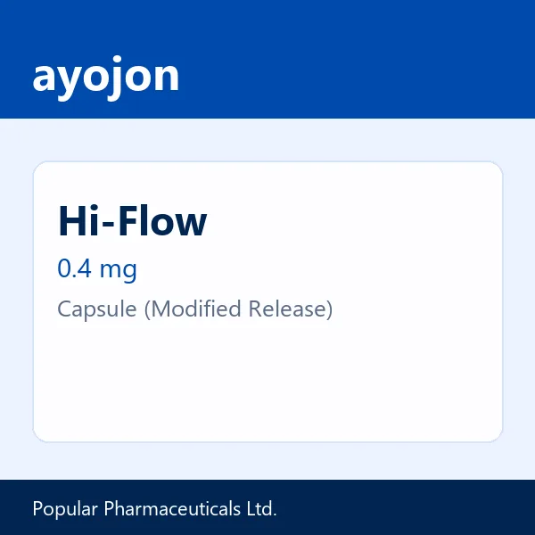 Hi-Flow 0.4 mg Capsule (Modified Release)