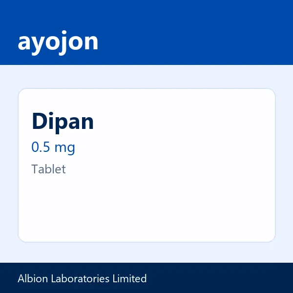 Dipan 0.5 mg Tablet