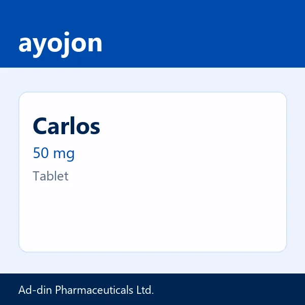 Carlos 50 mg Tablet