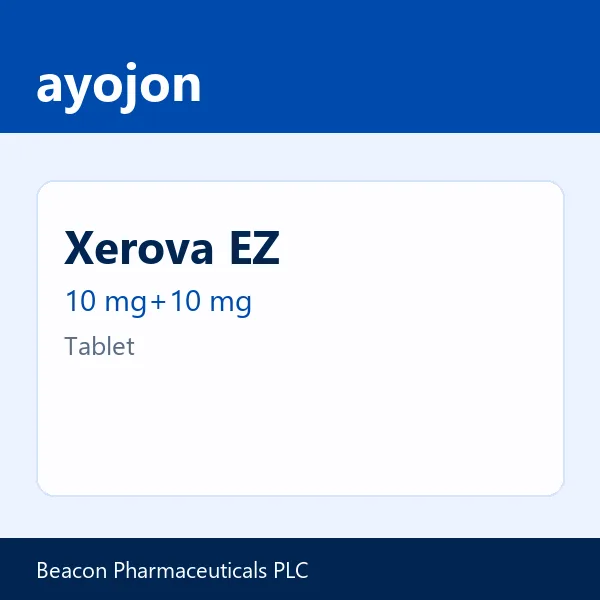 Xerova EZ 10 mg+10 mg Tablet