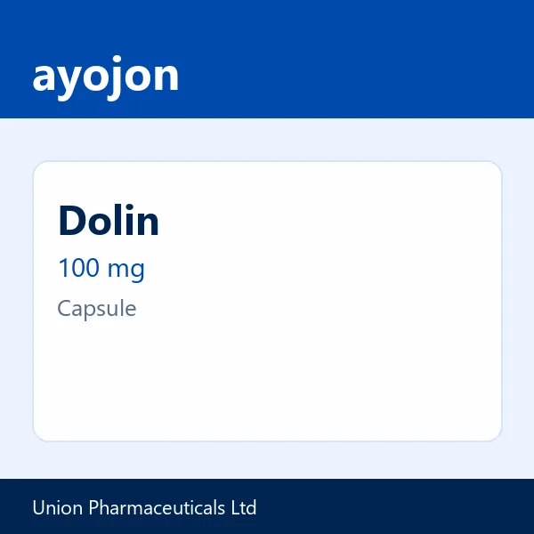 Dolin 100 mg Capsule
