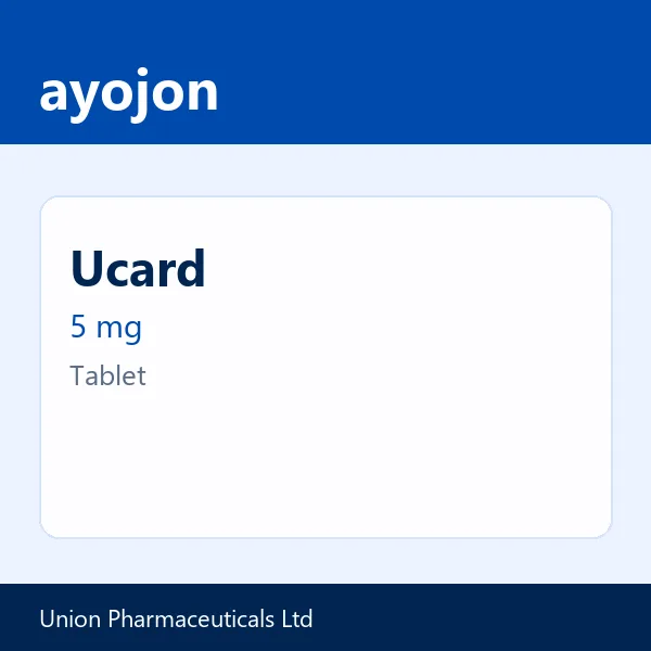 Ucard 5 mg Tablet