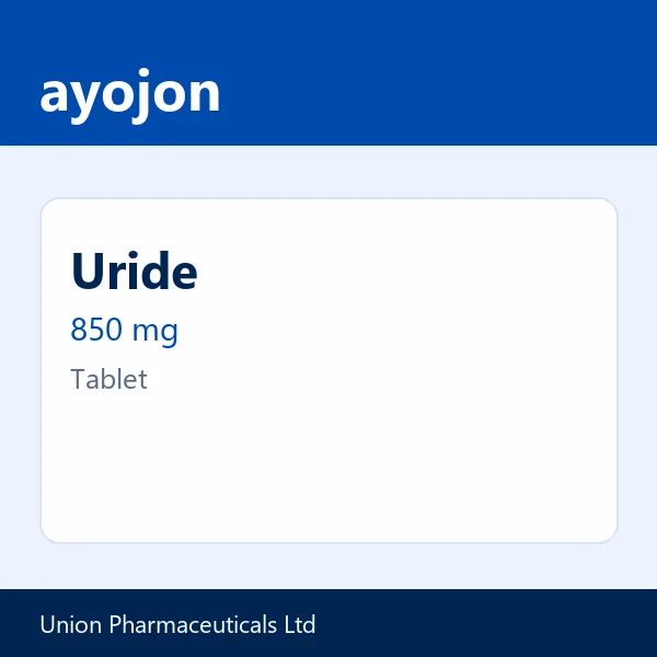 Uride 850 mg Tablet