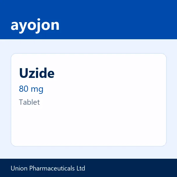 Uzide 80 mg Tablet