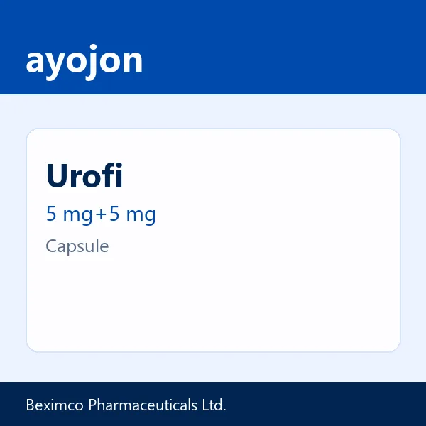 Urofi 5 mg+5 mg Capsule