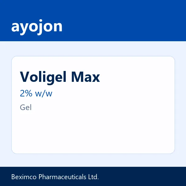 Voligel Max 2% w/w Gel