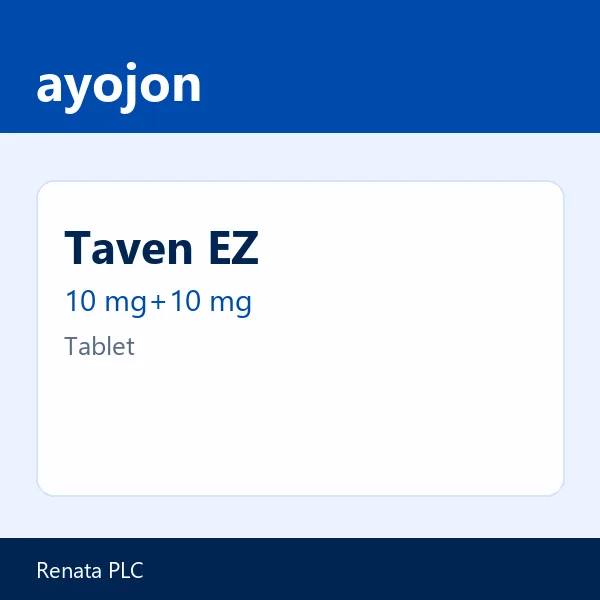 Taven EZ 10 mg+10 mg Tablet