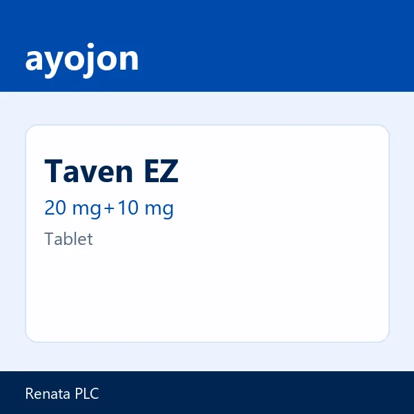 Taven EZ 20 mg+10 mg Tablet