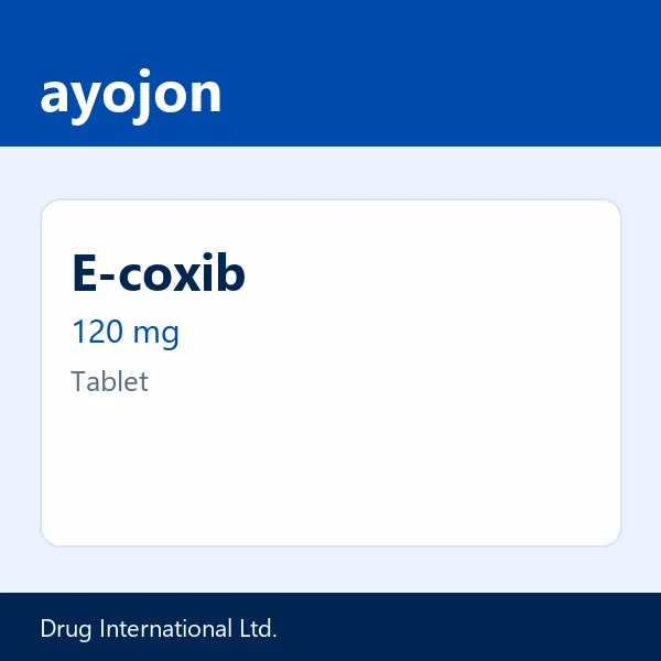 E-coxib 120 mg Tablet