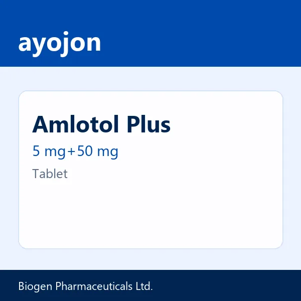 Amlotol Plus 5 mg+50 mg Tablet