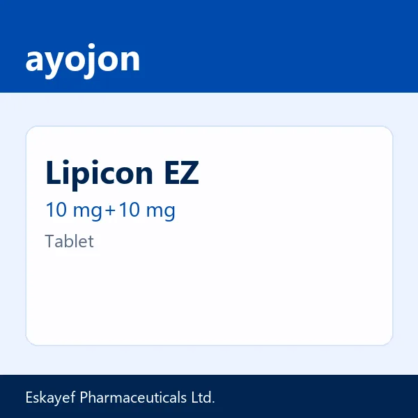 Lipicon EZ 10 mg+10 mg Tablet