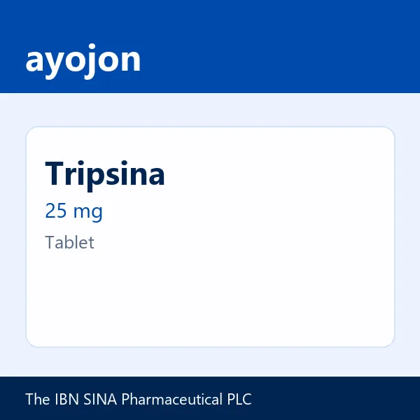Tripsina 25 mg Tablet