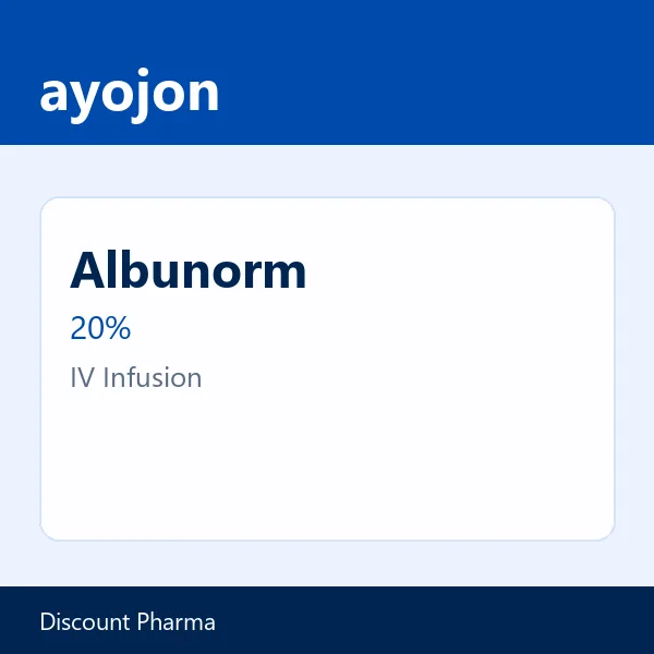 Albunorm 20% IV Infusion