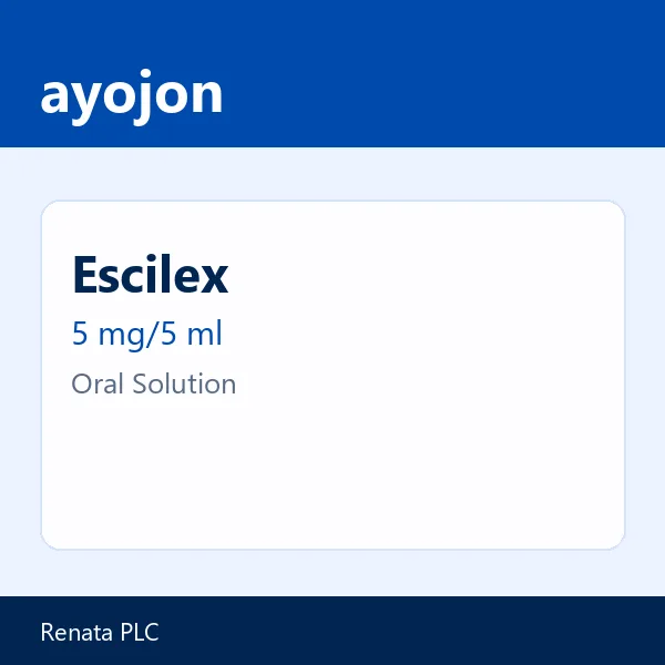 Escilex 5 mg/5 ml Oral Solution