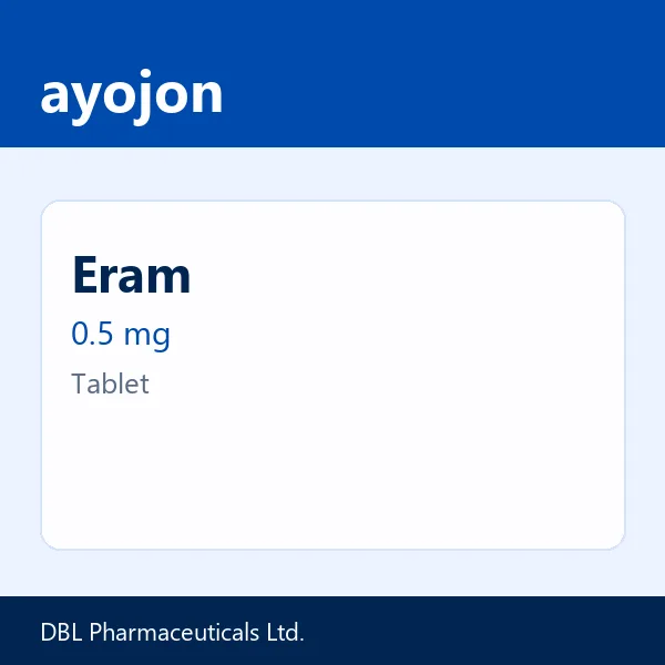 Eram 0.5 mg Tablet