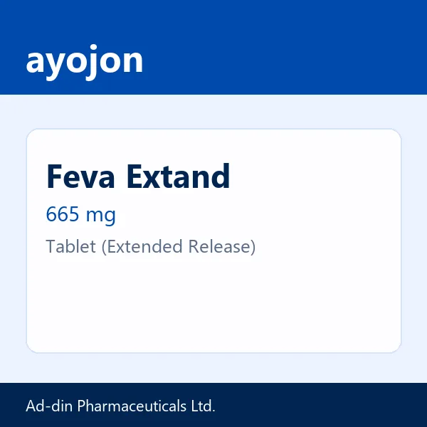 Feva Extand 665 mg Tablet (Extended Release)