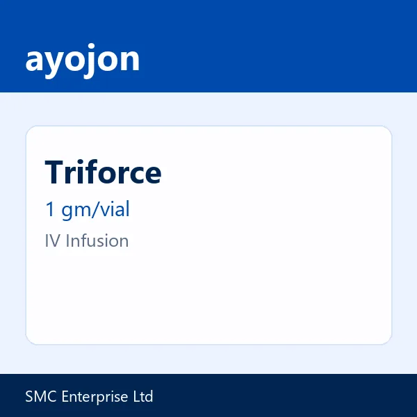Triforce 1 gm/vial IV Infusion