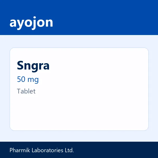 Sngra 50 mg Tablet