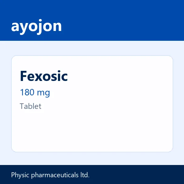Fexosic 180 mg Tablet