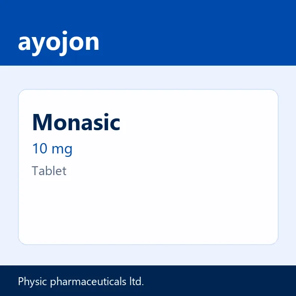 Monasic 10 mg Tablet