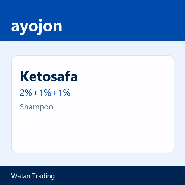 Ketosafa 2%+1%+1% Shampoo