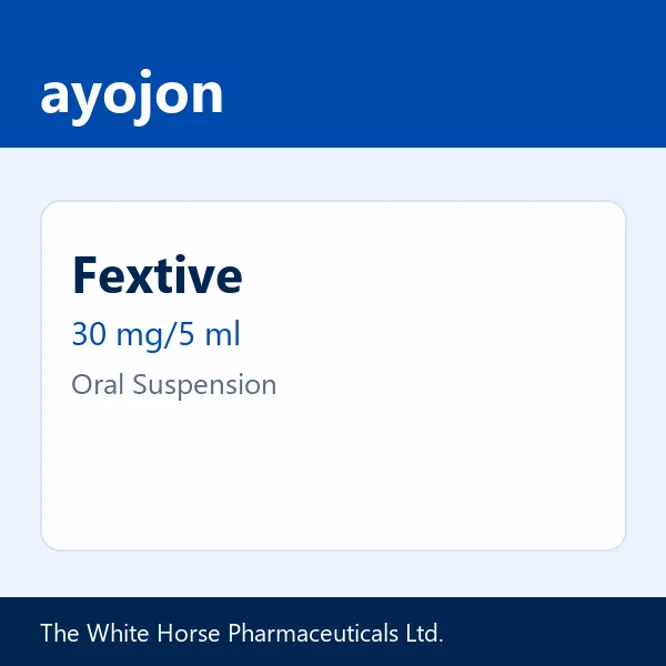 Fextive 30 mg/5 ml Oral Suspension