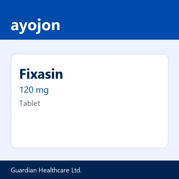 Fixasin 120 mg Tablet