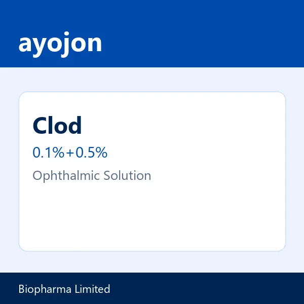 Clod 0.1%+0.5% Ophthalmic Solution