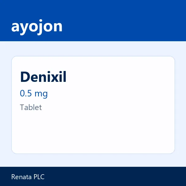 Denixil 0.5 mg Tablet
