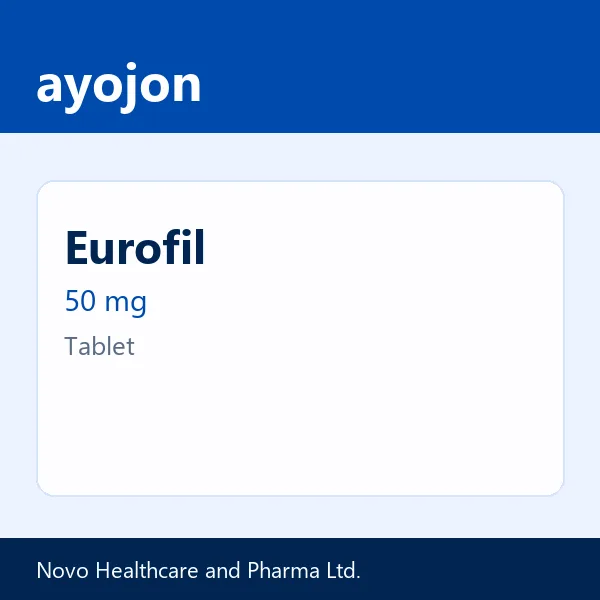 Eurofil 50 mg Tablet