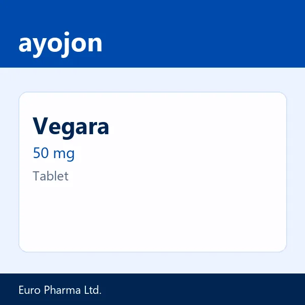 Vegara 50 mg Tablet