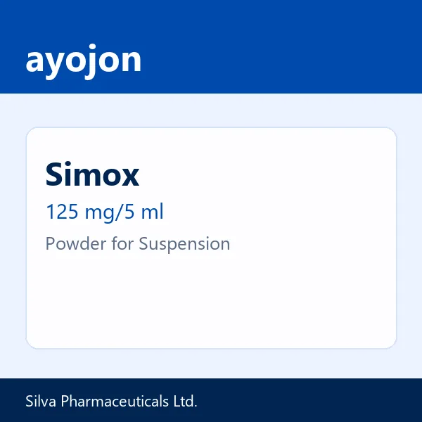 Simox 125 mg/5 ml Powder for Suspension