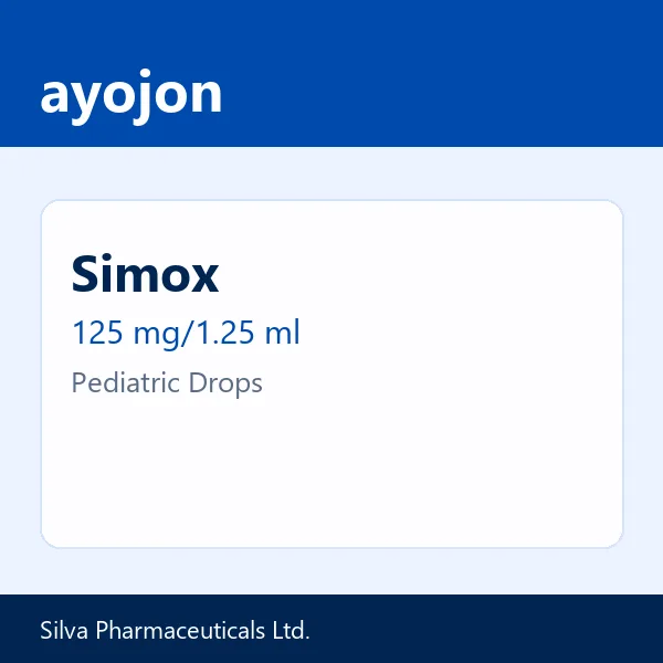 Simox 125 mg/1.25 ml Pediatric Drops