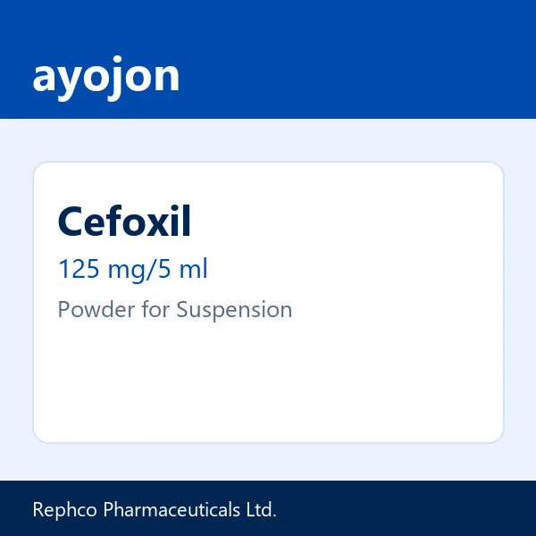 Cefoxil 125 mg/5 ml Powder for Suspension
