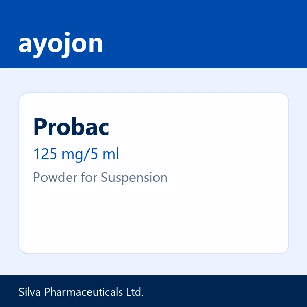 Probac 125 mg/5 ml Powder for Suspension