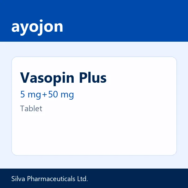 Vasopin Plus 5 mg+50 mg Tablet